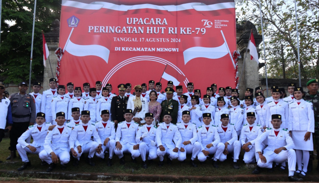 Upacara Peringatan HUT RI  ke-79 di Kecamatan Mengwi